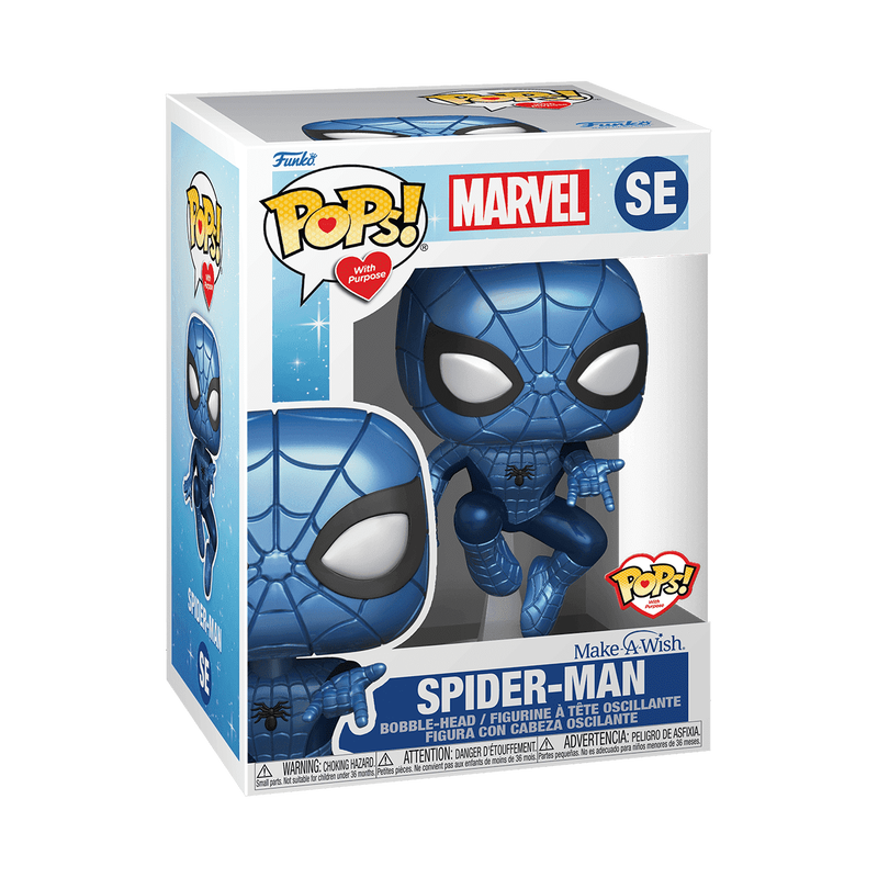 Pop! Spider-Man (Metallic) Make-A-Wish, , hi-res view 3