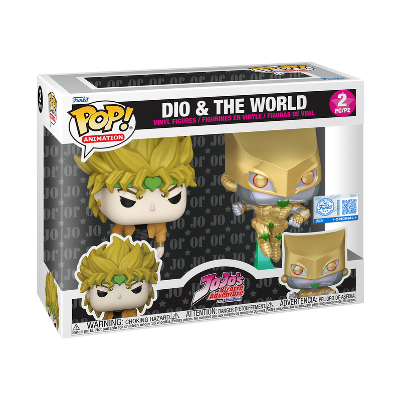 Pop! DIO & The World 2-Pack | Funko