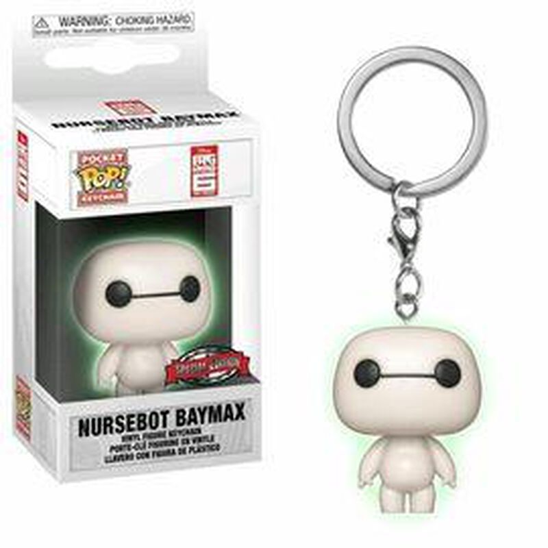 Pop! Keychain Baymax - Nursebot (Glow in the Dark), , hi-res view 1