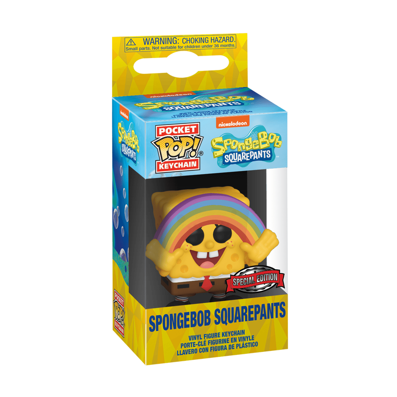 Pop! Keychain Spongebob Squarepants (Rainbow), , hi-res view 2