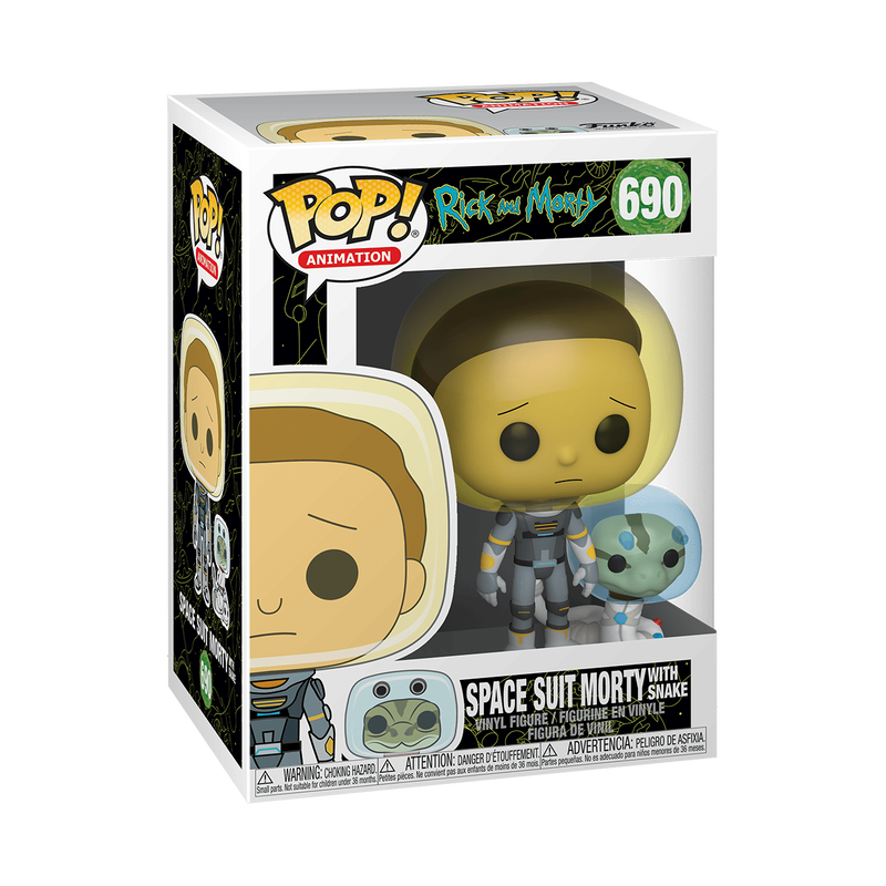 Pop! & Buddy Space Suit Morty with Snake