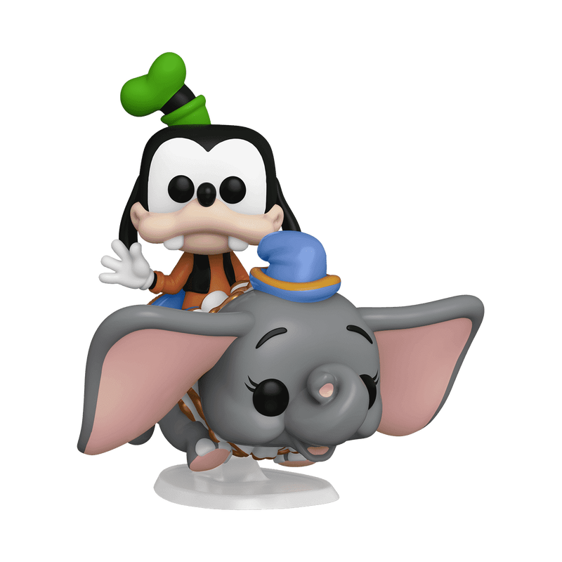 Pop! Rides Goofy at the Dumbo the Flying Elephant Attraction, , hi-res view 1