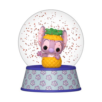 Angel in Pineapple Glitter Globe, , hi-res view 1
