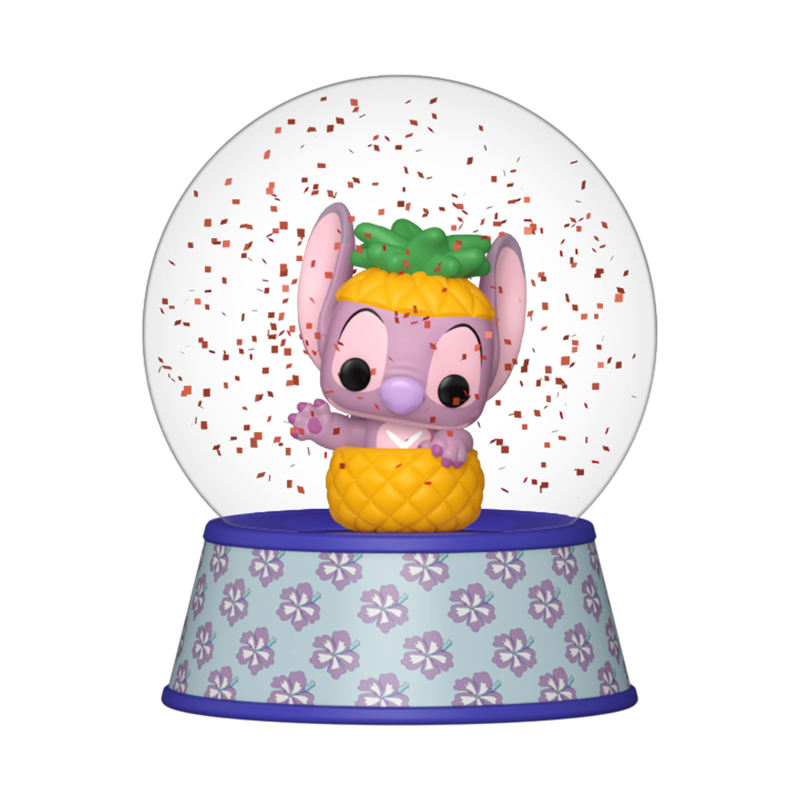 Angel in Pineapple Mini Glitter Globe, , hi-res view 1