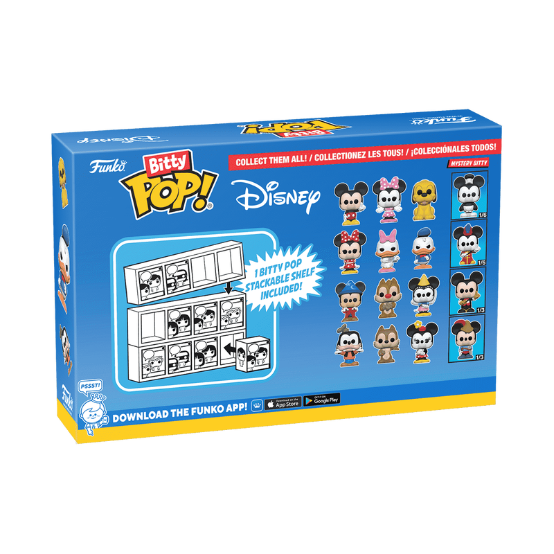 NEW IN HAND FUNKO BITTY POP! DISNEY CLASSICS COMPLETE SET OF 16 with  CHASERS
