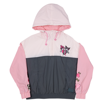 Sanrio My Melody & Kuromi Half-Zip Unisex Windbreaker Jacket, Image 1