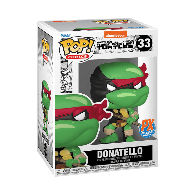 POP Comics: TMNT- Donatello w/(B&W)Chase (D), , hi-res view 2