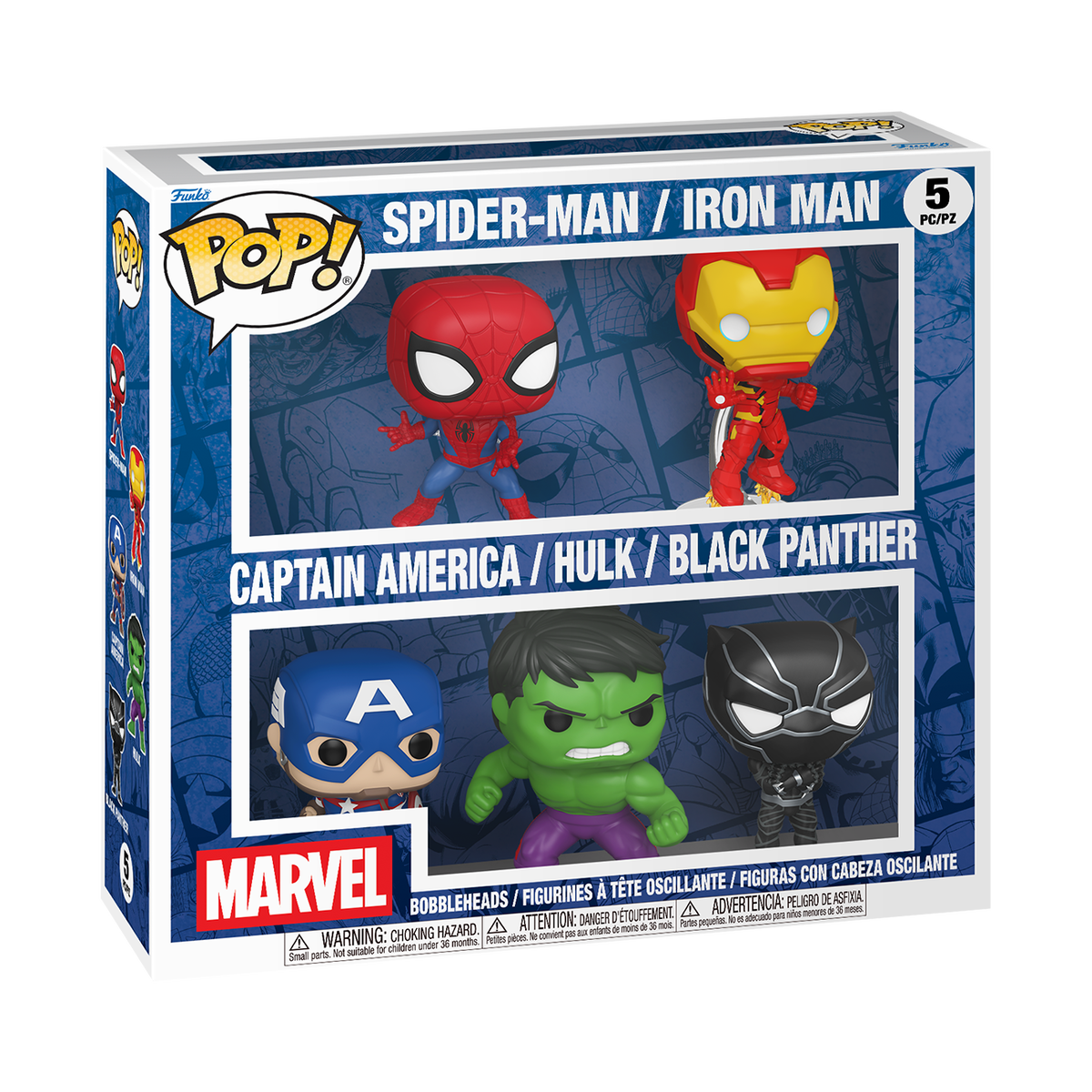 Детские фигурки Funko Pop! Marvel 5-Pack — фото 2