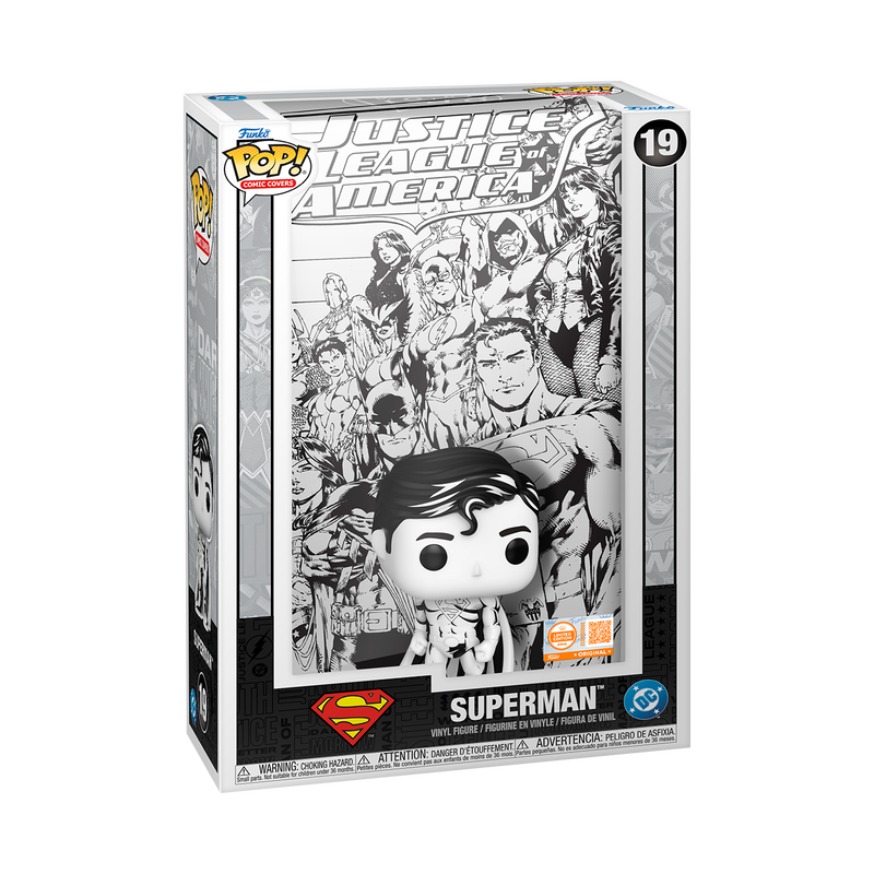 Pop! Comic Covers Justice League of America – Superman (Sketched), , hi-res view 2