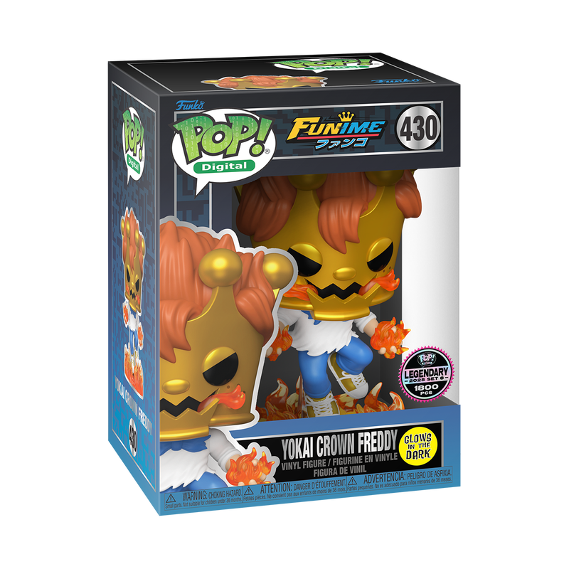 Pop! Yokai Crown Freddy (NFT Release) (Glow) | From the Vault | Funko