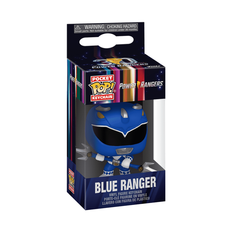 Buy Pop! Keychain Blue Ranger (30th Anniversary) at Funko.