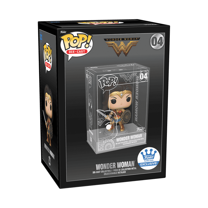 Pop! Die-Cast Wonder Woman with Sword & Shield, , hi-res view 3