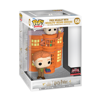 Pop! Deluxe Fred Weasley with Weasley’s Wizard Wheezes, Image 2
