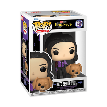 Pop! & Buddy Kate Bishop with Lucky the Pizza Dog, Image 2