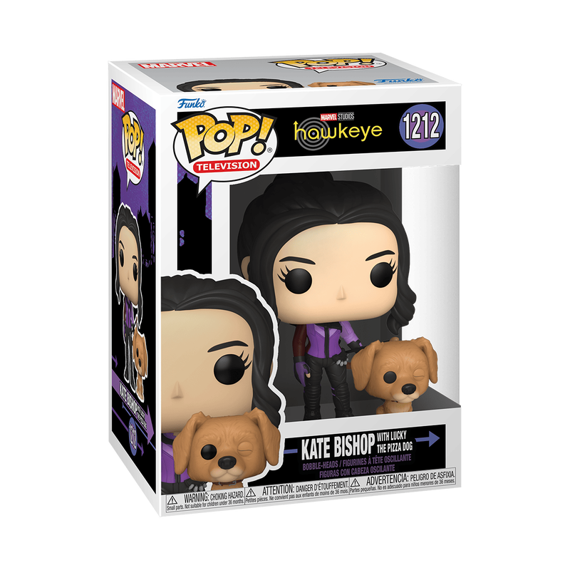 Pop! & Buddy Kate Bishop with Lucky the Pizza Dog, , hi-res view 2