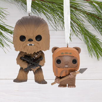 Chewbacca & Wicket Ornament, Image 1