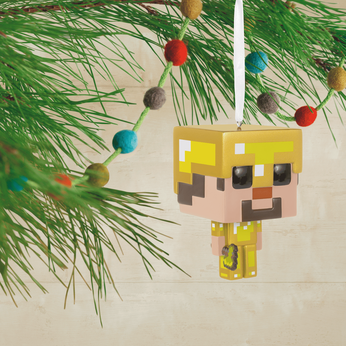 Gold Armor Steve Holiday Ornament, Image 2