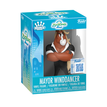 Mayor Winddancer Zootopia 2 Mini Vinyl Figure, Image 1