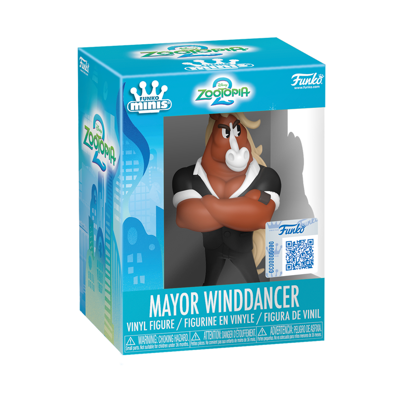 Mayor Winddancer Zootopia 2 Mini Vinyl Figure, , hi-res view 1