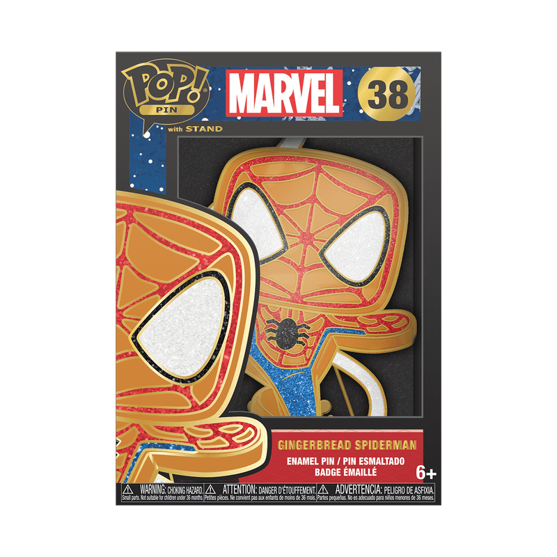 Pop! Pin Gingerbread Spider-Man, , hi-res view 1