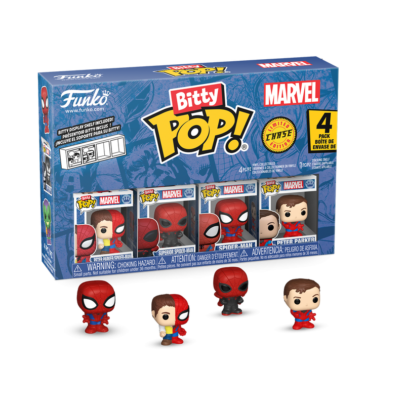Bitty Pop! Spider-Man 4-Pack Series 4, , hi-res view 1