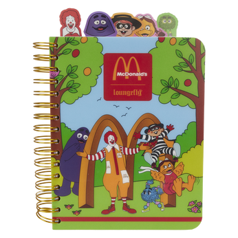 McDonald's McDonaldland Stationery Spiral Tab Journal, Image 1