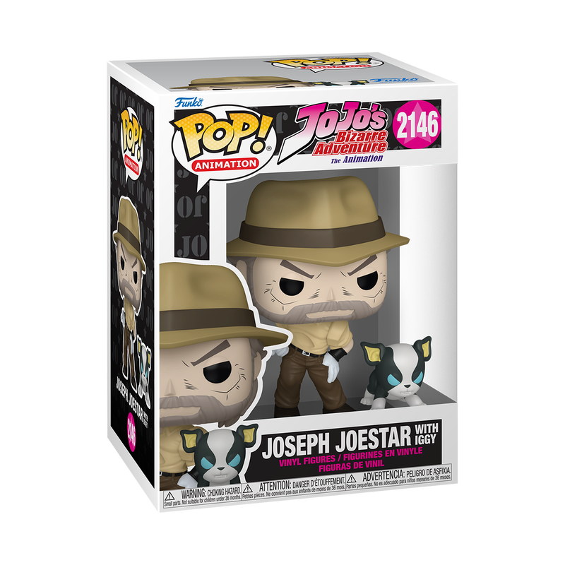 Pop! & Buddy Joseph Joestar with Iggy, , hi-res view 2