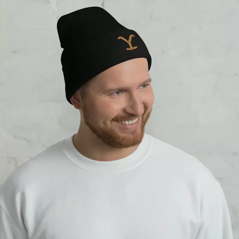 Yellowstone Logo Beanie, , hi-res view 1