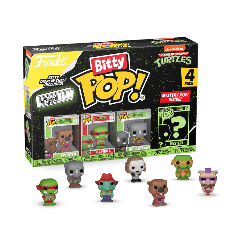 Bitty Pop! Teenage Mutant Ninja Turtles 4-Pack Series 3, , hi-res view 1