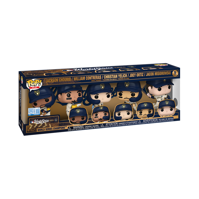 Pop! Milwaukee Brewers 2026 MLB World Series Champions 5-Pack, , hi-res view 3