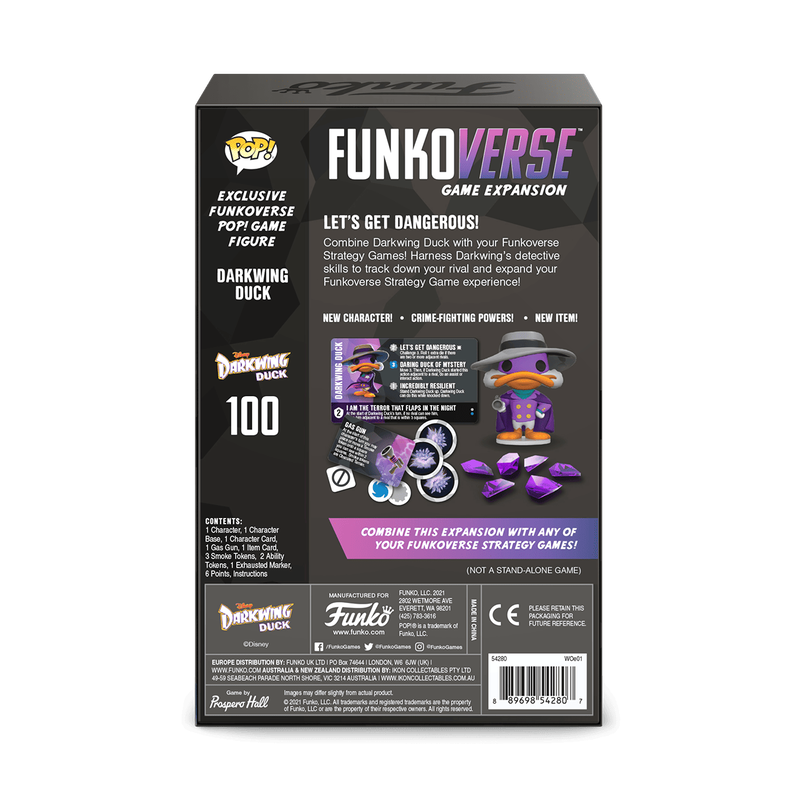 Funkoverse: Darkwing Duck 100 1-Pack Board Game, , hi-res image number 3