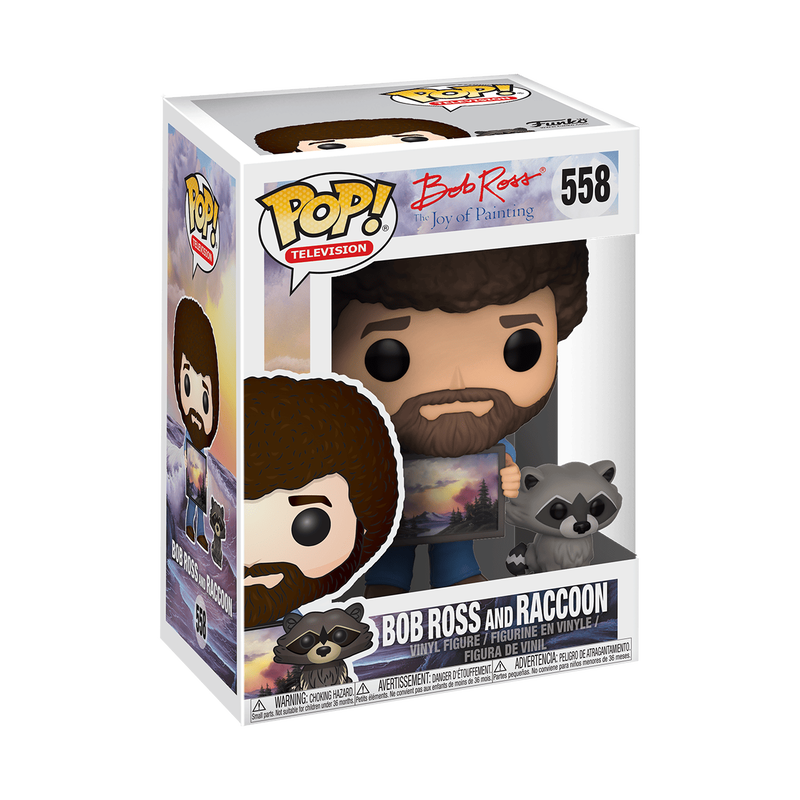 Pop! Bob Ross and Raccoon w/ Chase, , hi-res view 2