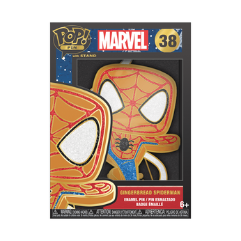Pop! Pin Gingerbread Spider-Man, Image 1