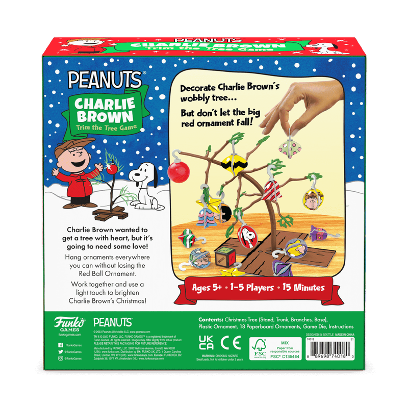 Peanuts Charlie Brown Trim the Tree Game, , hi-res view 3