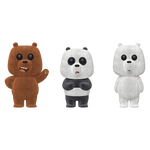 Pop! Grizz, Panda, & Ice Bear - 3 Pack (Flocked), , hi-res view 1