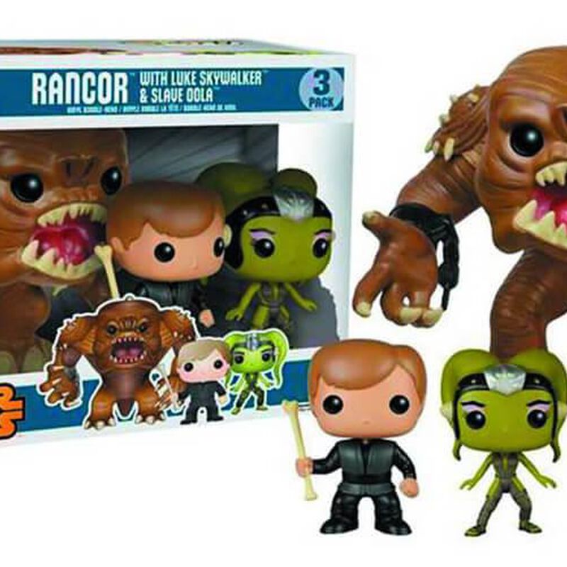 6" Rancor 3 Pack - w/Jedi Luke with, , hi-res view 1