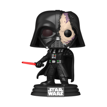 Pop! Darth Vader with Damaged Helmet, Image 1