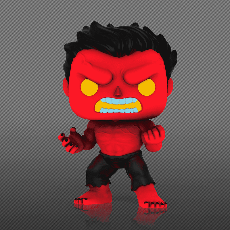 POP Marvel: Hulk- Red Hulk w/(GW)Chase, , hi-res view 4