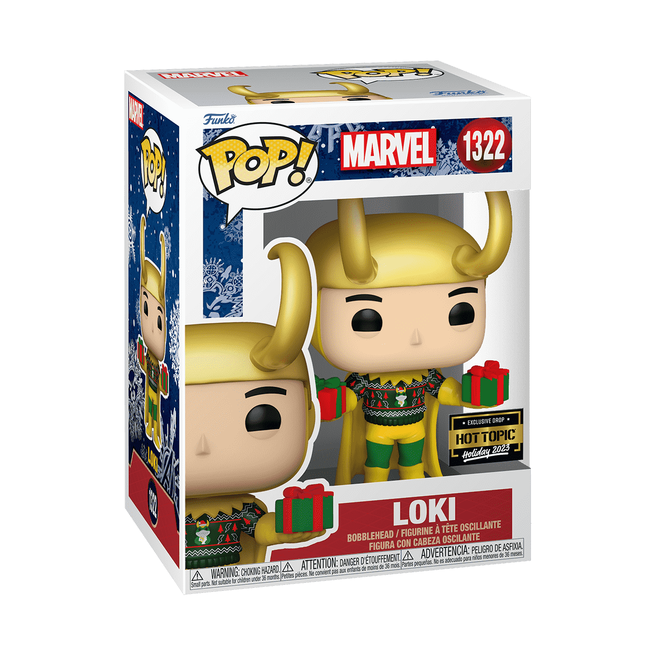 Pop! Loki in Ugly Sweater