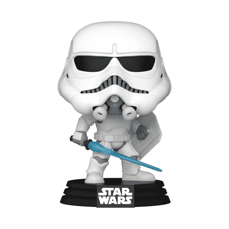 Pop! Concept Series Stormtrooper with Shield and Lightsaber, , hi-res view 1