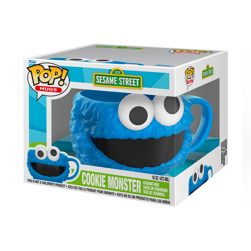 Cookie Monster Ceramic Mug, , hi-res view 2