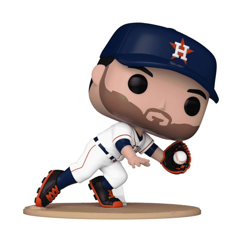 Pop! Jose Altuve Catching in White Jersey, , hi-res view 1