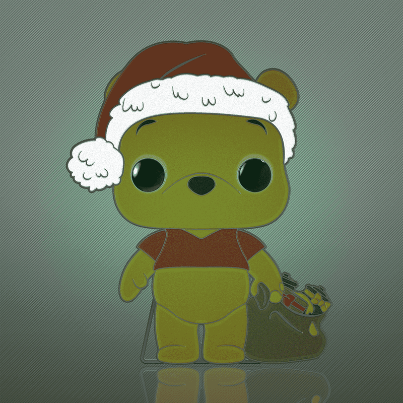 Pop! Pin Holiday Winnie the Pooh (Glow), , hi-res view 3