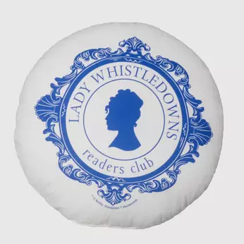 Bridgerton Lady Whistledown Reader's Club Pillow, , hi-res view 2
