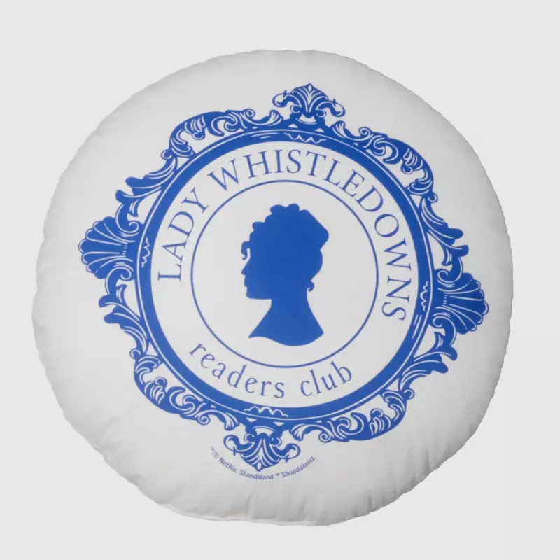Bridgerton Lady Whistledown Reader's Club Pillow, , hi-res view 2