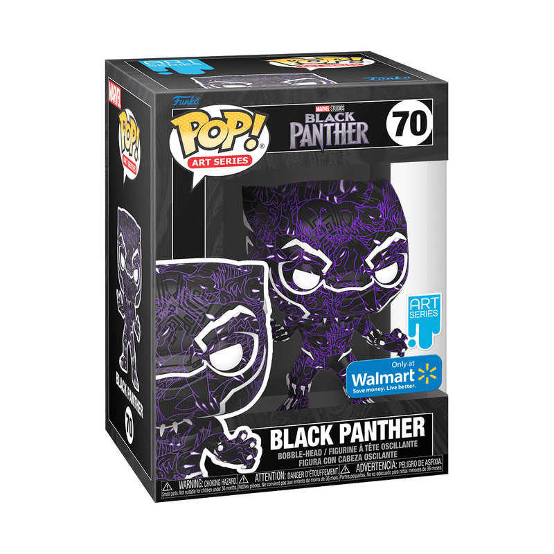 限定FUNKO POP! ブラックパンサー ナキア アートシリーズ限定版 Pop! Artist Series Black Panther with Pop! Protector