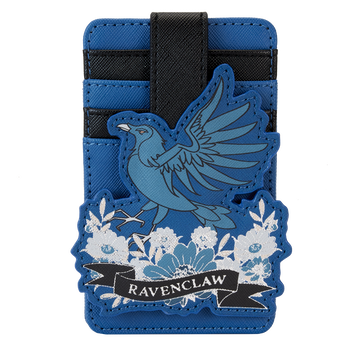 Harry Potter Ravenclaw House Floral Tattoo Card Holder, Image 1