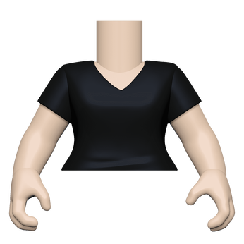 BAP- FM - SK1 - Torso - BK V-Neck Shirt, Image 1