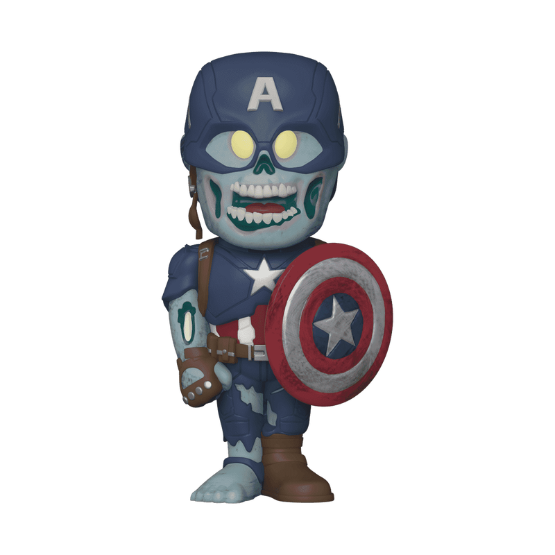 Vinyl SODA Zombie Captain America, , hi-res view 1