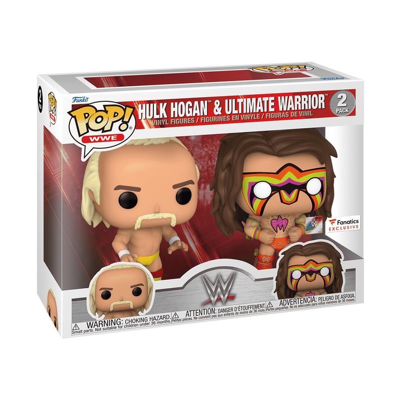 WWE Ultimate Warrior Funko Pop!ファンコ Pop! Hulk Hogan & Ultimate Warrior 2-Pack | From the Vault | Funko